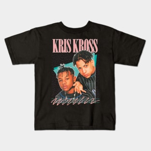 Kris Kross \/\/\/ 90s Aesthetic Fan Art Design Kids T-Shirt